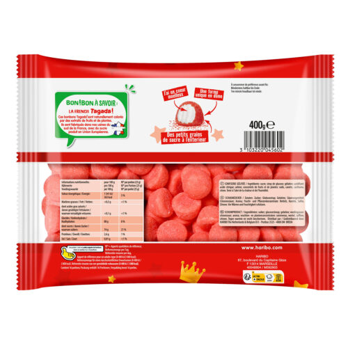 Bonbons Haribo Tagada - 400g