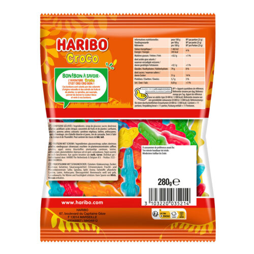 Bonbons Croco Haribo 280g