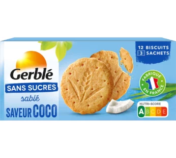Biscuits sans sucres Gerblé Coco – 132g
