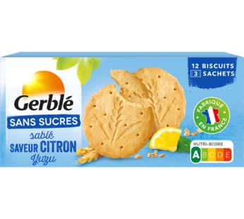 Biscuits sans sucres Gerblé Sablé citron 132g