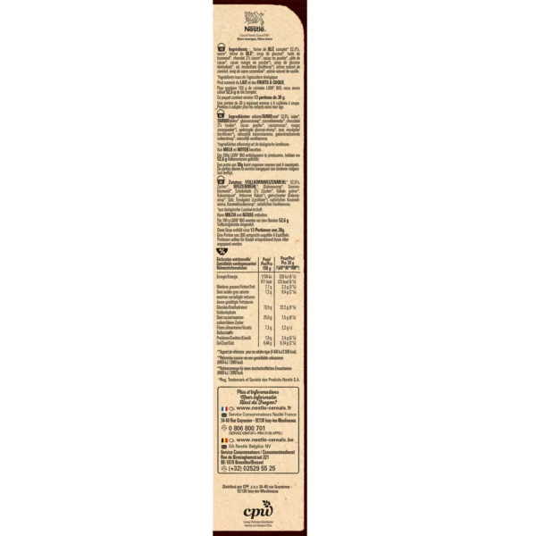Céréales Bio Lion de Nestlé Caramel/Chocolat - 400g – Image 2