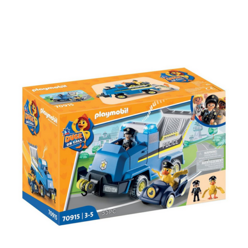 Playmobil Duck on Call Voiture de police avec lumière et son