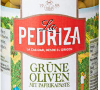 Olives vertes avec noyaux en bocal La Pedrizia 935 g / 575 g