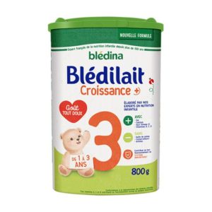 Lait Croissance + Blédilait Poudre - 12mois à 3ans - 800g