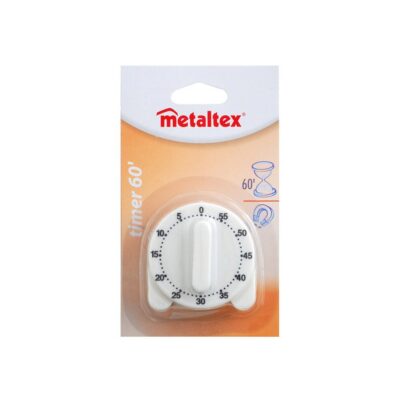 Metaltex - Minuteur 60' blanc