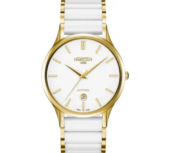 SWISS WATCH C-Line Gents Blanc+Or
