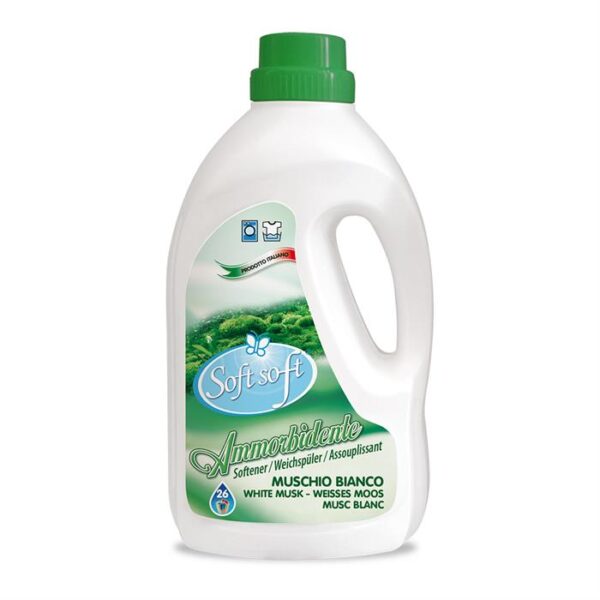 Soft Soft Adoucissant 2L 26 lessives Musc blanc