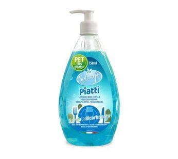 Soft Soft liquide vaisselle sauge et bicarbonate 750ml avec distributeur
