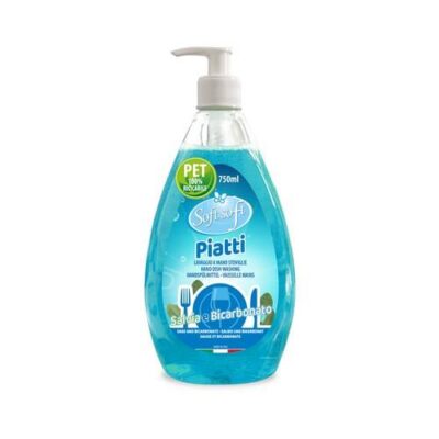 Soft Soft liquide vaisselle sauge et bicarbonate 750ml avec distributeur