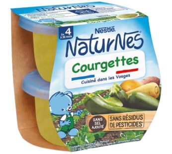Bols Naturnes Nestlé Courgettes Dès 4/6 mois – 2x130g