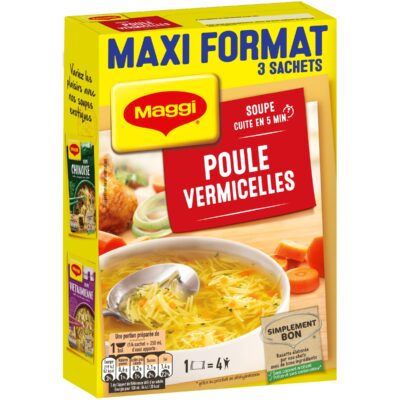 Soupe Poule vermicelles Maggi 3x1L