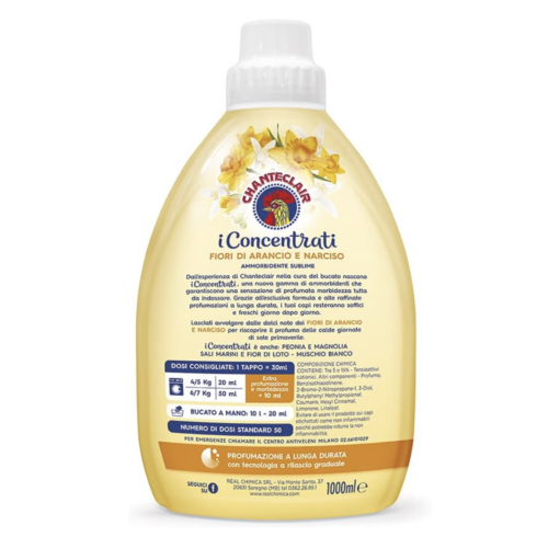 CHANTECLAIR Adoucisseur orange - 1 litre concentré 50 Lavages