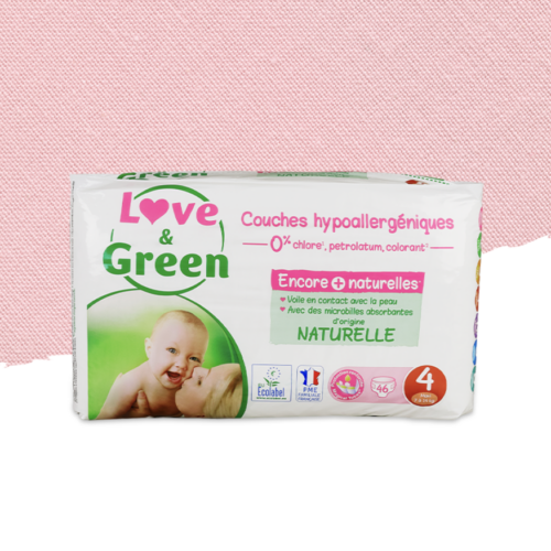 Love and Green T4 | 46 couches écologiques Sachet(s)