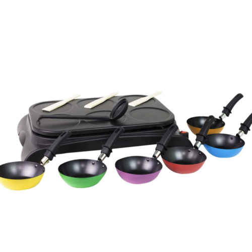 OHMEX Crêpe&Wok Party 6 personnes 1000W