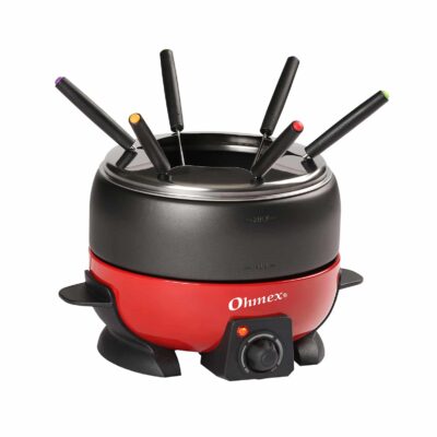 OHMEX Fondue Set Pot Anti-adhérent 6 pers. 2L
