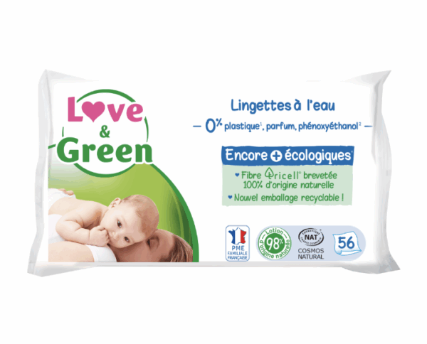 Love and Green | Lingettes à l'eau