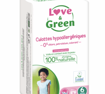 Love and Green T6 | 16 culottes par paquet