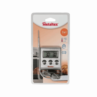 Metaltex - Thermomètre Digital 100 Cm Inox Argent