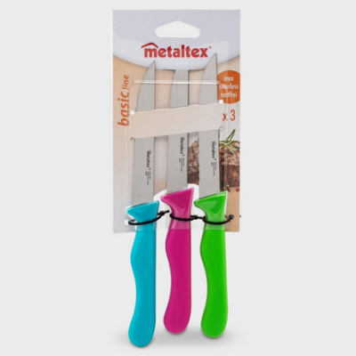 Metaltex - Set de couteaux à steak BasicLine