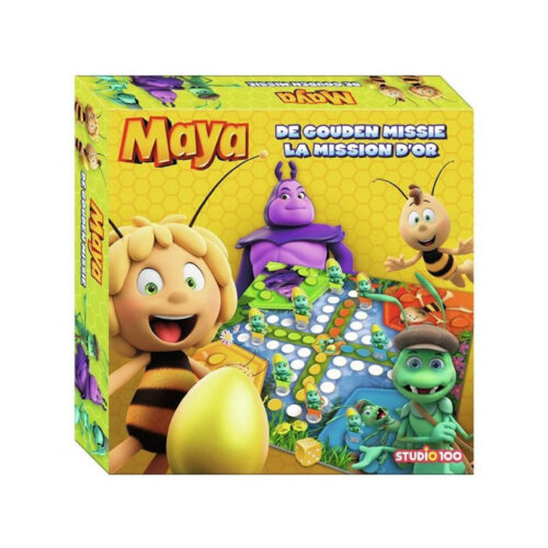 Maya l'abeille jeu La Mission D'or 27x27cm (NL + FR)