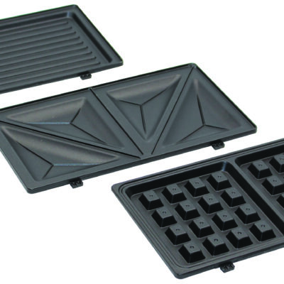 OHMEX Appareil à sandwichs 3 plaques, 780W