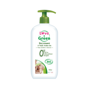 Love and Green | Bioliniment à l'huile d'olive Flacon(s) 500ml