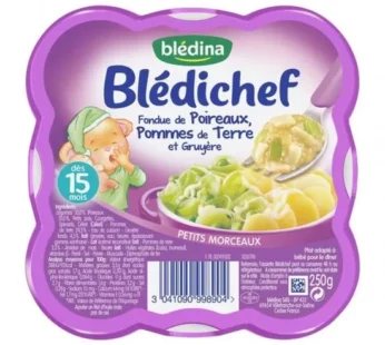 Blédichef repas bébé 12 mois Fondue de poireaux et pommes de terre – 250g