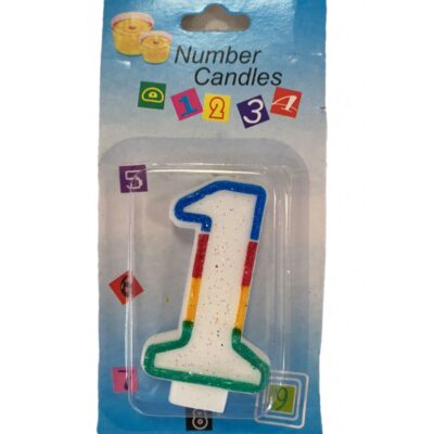 Bougie Anniversaire Chiffre 1