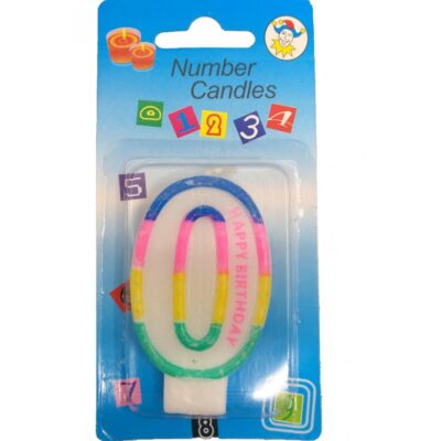 Bougie Anniversaire Chiffre 0