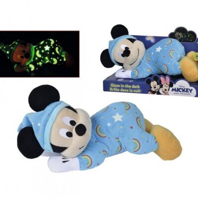 Disney Peluche Mickey Mouse en barboteuse en boîte 30cm