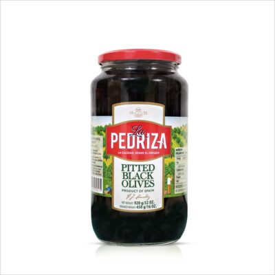Olives noire avec noyaux en bocal La Pedrizia 935 g / 575 g