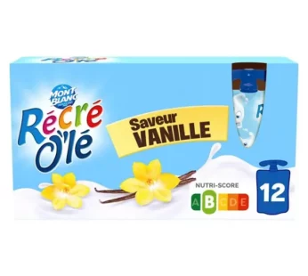 Goûter Récré O’lé Mont Blanc Vanille 12x85g