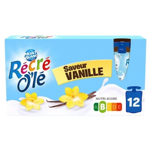 Goûter Récré O’lé Mont Blanc Vanille 12x85g