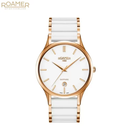 SWISS WATCH C-Line Gents Blanc+Bronze