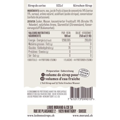 Sirop MORAND Cranberry 1L