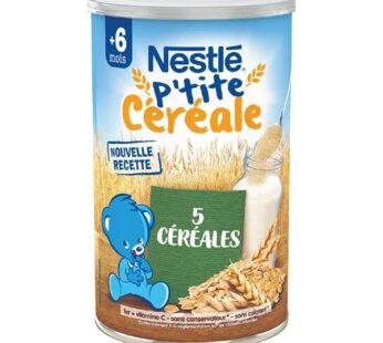 Nestlé P’tite Céréale 5 Céréales Saveur Nature 400g