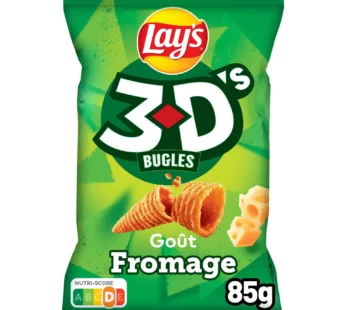 Chips apéritifs saveur fromage LAY’S 3D – 85g