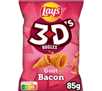 Chips apéritifs saveur bacon LAY'S 3D - 85g
