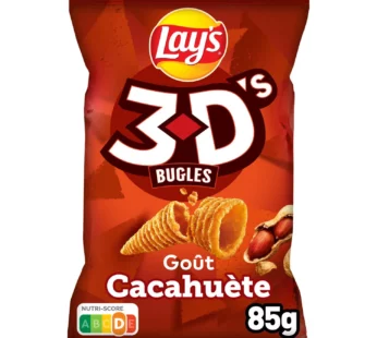Chips apéritifs saveur cacahuète LAY’S 3D – 85g