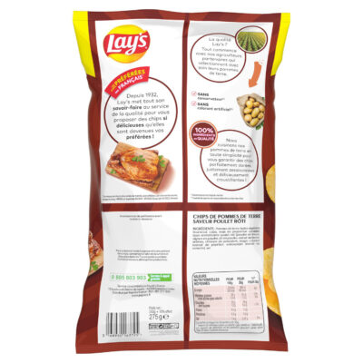 Chips Lays poulet rôti - 135g