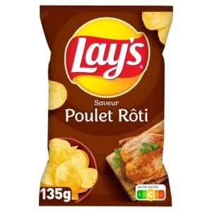 Chips Lays poulet rôti - 135g