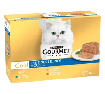 Purina Gourmet les Mousselines 12x85g – Boîtes pour chat