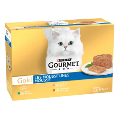 Purina Gourmet les Mousselines 12x85g - Boîtes pour chat
