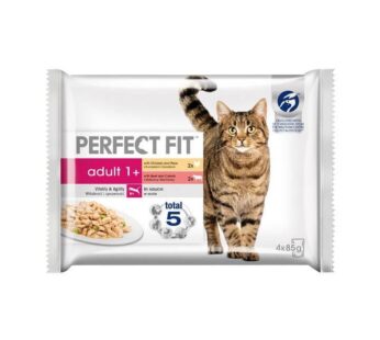 Perfect Fit – Sachets poisson chats stérilisés – 4x85g
