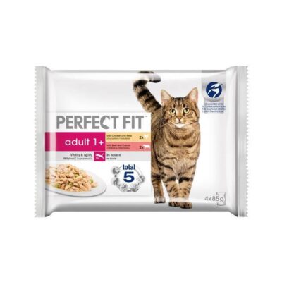 Perfect Fit - Sachets poisson chats stérilisés - 4x85g