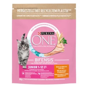 PURINA ONE BIFENSIS Junior Croquettes Poulet - Sac de 450 g