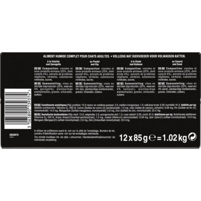 SHEBA Les Créations Effilés pour chats à la volaille 12x85g