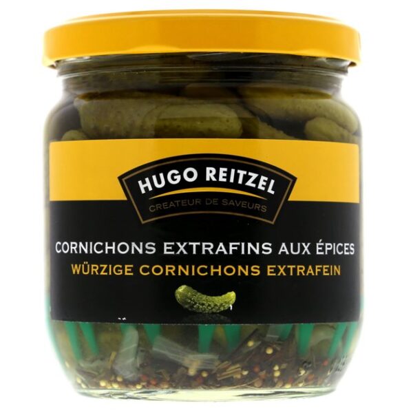 Cornichons extra fins - Hugo Reitzel 400g