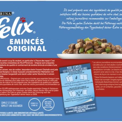 Felix émincés original Sélection de la Campagne gelée 12x85g