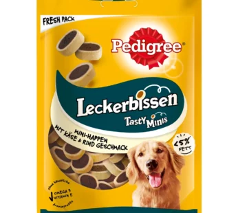 Mini bouchées Pedigree boeuf/fromage – 140g